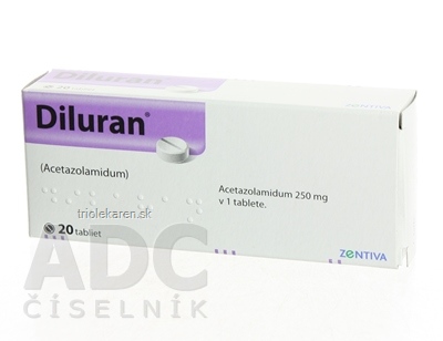 Diluran tbl 250 mg (blis. Al/PVC) 1x20 ks