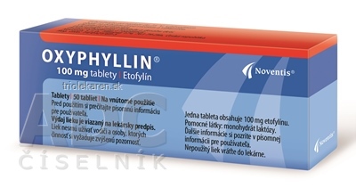 OXYPHYLLIN tbl 100 mg (blis.PVC/Al) 1x50 ks