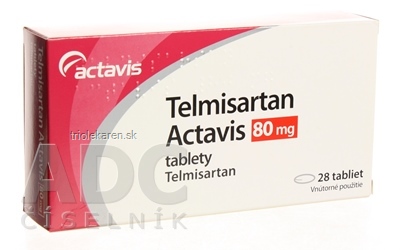 Telmisartan Actavis 80 mg tbl 80 mg (blis.Al/Al) 1x28 ks