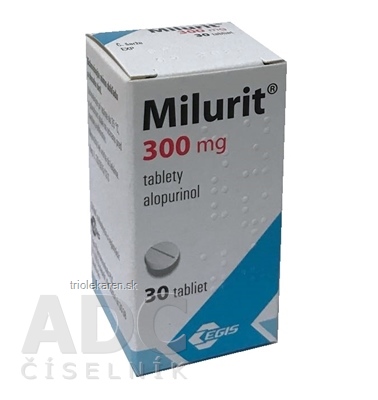 Milurit 300 mg tbl (fľ.skl.hnedá) 1x30 ks