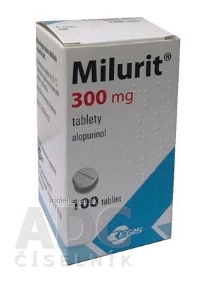 Milurit 300 mg tbl (fľ.skl.hnedá) 1x100 ks