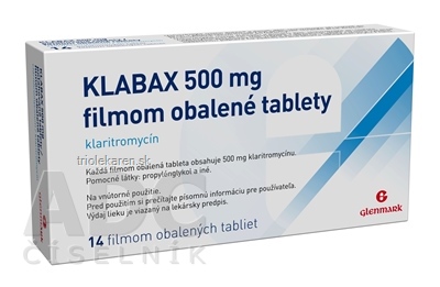 KLABAX 500 mg tbl flm 1x14 ks