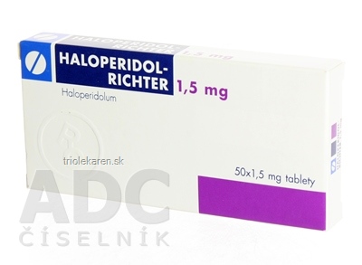 HALOPERIDOL-RICHTER 1,5 MG tbl 1x50 ks