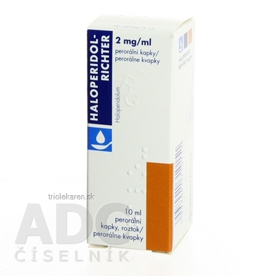 HALOPERIDOL-RICHTER gtt por 20 mg 1x10 ml