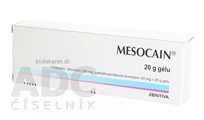 MESOCAIN gel urt (tuba Al+aplikátor) 1x20 g