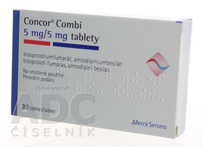 Concor Combi 5 mg/5 mg tbl (blis.OPA/Al/PVC/Al) 1x30 ks