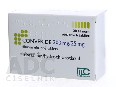 CONVERIDE 300 mg/25 mg tbl flm (blis.) 1x28 ks