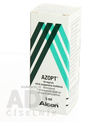 AZOPT 10 mg/ml int opu (fľ.PE) 1x5 ml