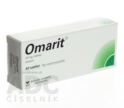 Omarit tbl 20 mg 1x50 ks