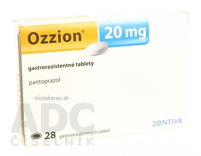 Ozzion 20 mg gastrorezistentné tablety tbl ent 1x28 ks