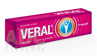 VERAL gel (tuba lamin.) 1x100 g