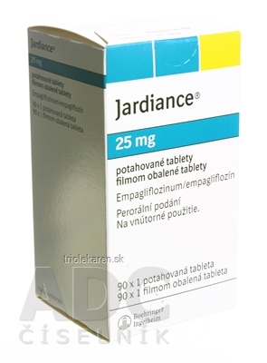 Jardiance 25 mg filmom obalené tablety tbl flm (blis.PVC/Al - perf.) 1x90 ks