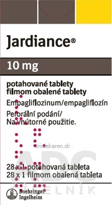 Jardiance 10 mg filmom obalené tablety tbl flm(blis.PVC/Al - perf.) 1x28 ks