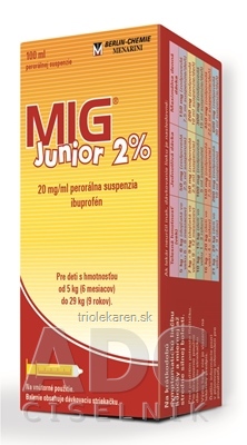 MIG Junior 2% sus por (fľ.PET) 1x100 ml