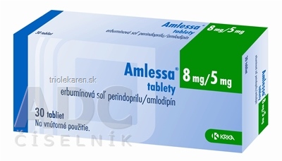 Amlessa 8 mg/5 mg tablety tbl (blis.OPA/Al/PVC/Al) 1x30 ks