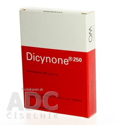 DICYNONE 250 sol inj 250 mg/2ml 4x2 ml