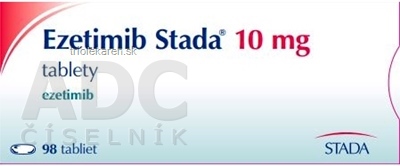 Ezetimib Stada 10 mg tbl (blis.PVC/PCTFE/PVC/A) 1x98 ks