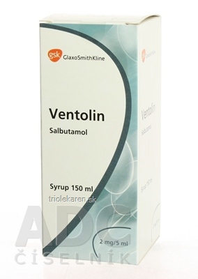 VENTOLIN sir (fľ.skl.jantár.) 1x150 ml