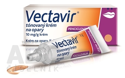 Vectavir tónovaný krém na opary crm (tuba Al) 1x2 g