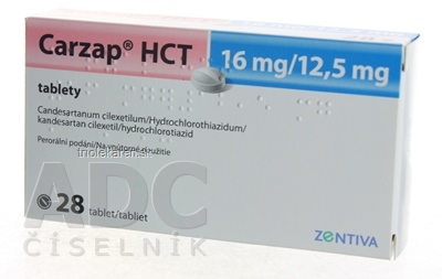 Carzap HCT 16 mg/12,5 mg tbl 1x28 ks