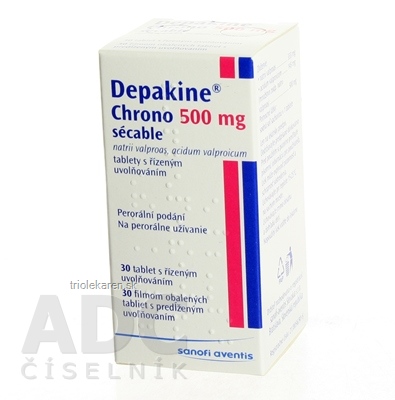 Depakine Chrono 500 mg tbl flp 500 mg 1x30 ks