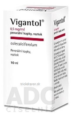 VIGANTOL gtt por (fľ.skl.hnedá) 1x10 ml