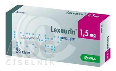 Lexaurin 1,5 mg tbl (blis.) 1x28 ks