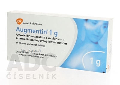 Augmentin 1 g tbl flm (blis.Al/PVC/PVDC) 1x14 ks