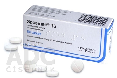 SPASMED 15 tbl flm (blister PVC/Al) 1x50 ks