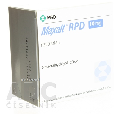 MAXALT RPD 10 mg lyo por 1x6 ks