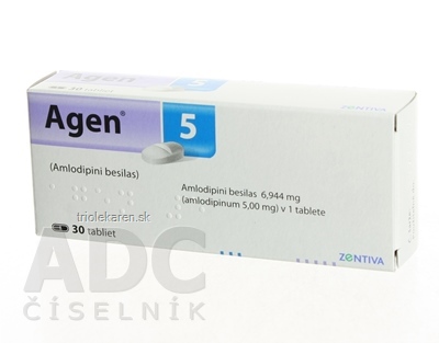 Agen 5 tbl 5 mg 1x30 ks