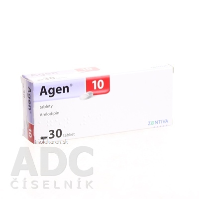 Agen 10 tbl 10 mg 1x30 ks