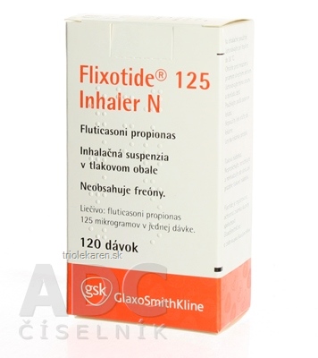 Flixotide 125 Inhaler N sus inh 125 µg 1x120 dávok