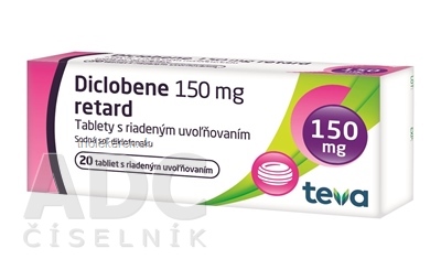 Diclobene 150 mg retard tbl mod (blis.PVC/PVDC/Al) 1x20 ks