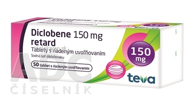 Diclobene 150 mg retard tbl mod (blis.PVC/PVDC/Al) 1x50 ks