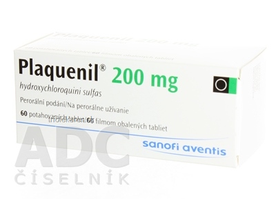 Plaquenil 200 mg tbl flm 200 mg (blis.PVC/Al) 1x60 ks