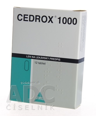 CEDROX 1000 tbl (blis.PVC) 1x12 ks