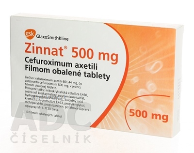 ZINNAT 500 mg tbl flm (blis.OPA/Al/PVC) 1x10 ks