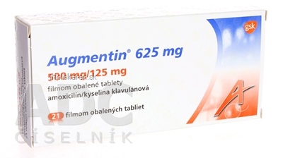 Augmentin 625 mg tbl flm 625 mg (blis.Al/PVC/PVDC) 1x21 ks