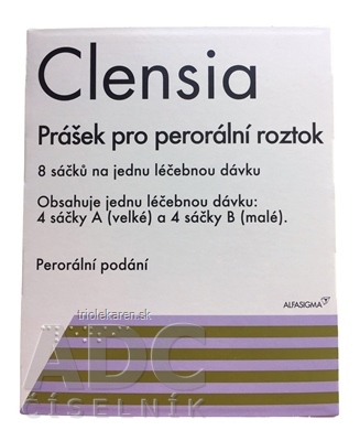 Clensia plo por (vre.papier/PE/Al-4 vre.A+4 vre.B) 1x8 ks