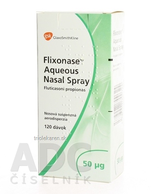 Flixonase Aqueous Nasal Spray aer nau (fľ.skl.s rozprašovačom) 1x120 dávok