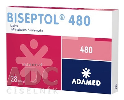 BISEPTOL 400 mg/80 mg tbl (blis.PVC/Al) 1x28 ks