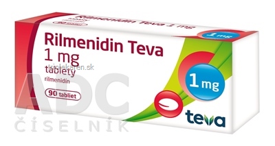 Rilmenidin Teva 1 mg tbl (blis.Al/Al) 1x90 ks