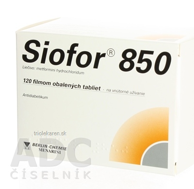 Siofor 850 tbl flm 1x120 ks