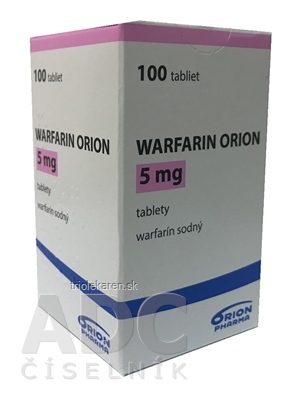 WARFARIN ORION 5 mg tbl 1x100 ks