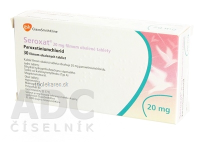 SEROXAT 20 mg tbl flm (blis.) 1x30 ks