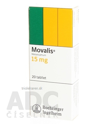 Movalis 15 mg tbl 1x20 ks