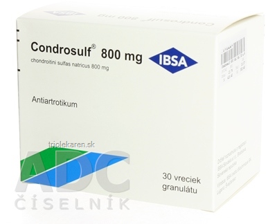 Condrosulf 800 mg gra (vre.Ionomérová živica/Al/papier) 1x30 vrecúšok