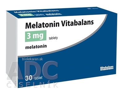 Melatonin Vitabalans 3 mg tbl (blis.PVC/Al) 1x30 ks