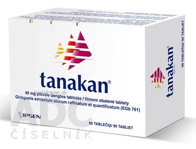 Tanakan tbl flm 40 mg (blis.PVC/Al) 1x90 ks